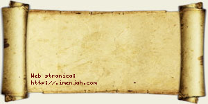 Jovanka Poljaković vizit kartica